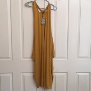 racer back ruched maxi dress